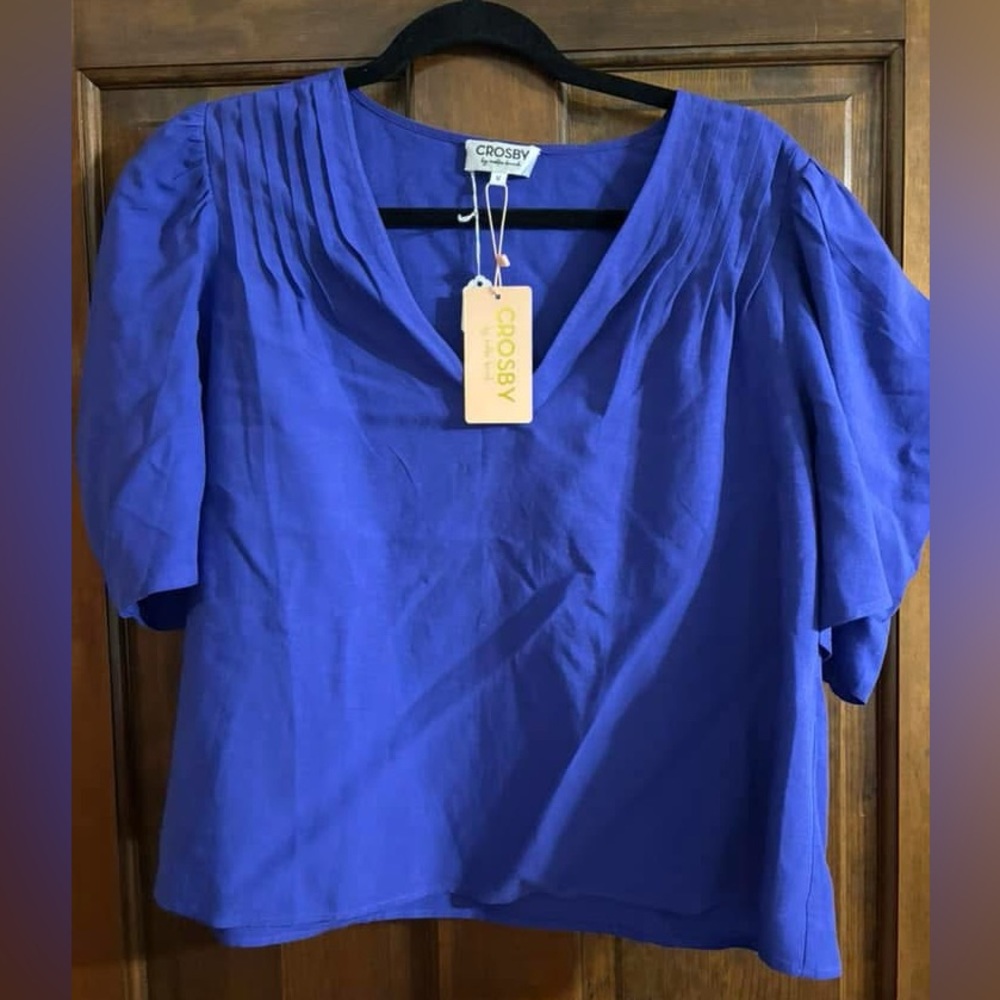 crosby. Women's Vibrant Blue Blouse